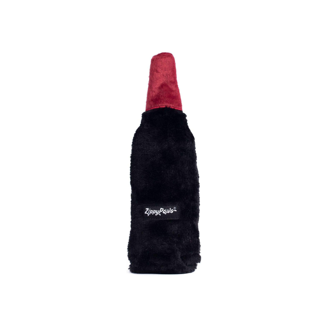 Wine Bottle Plush Squeaky Dog Toy