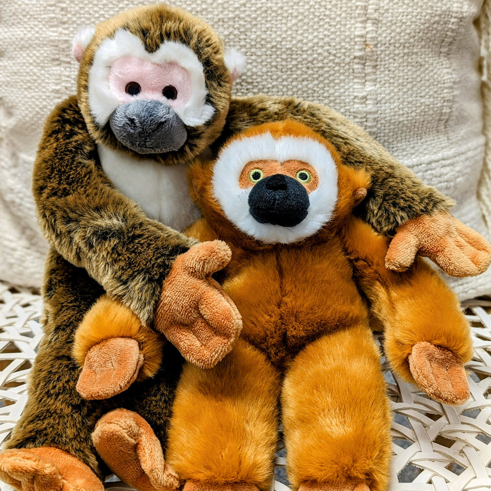 Medium Durable Monkey Plush Dog Toy