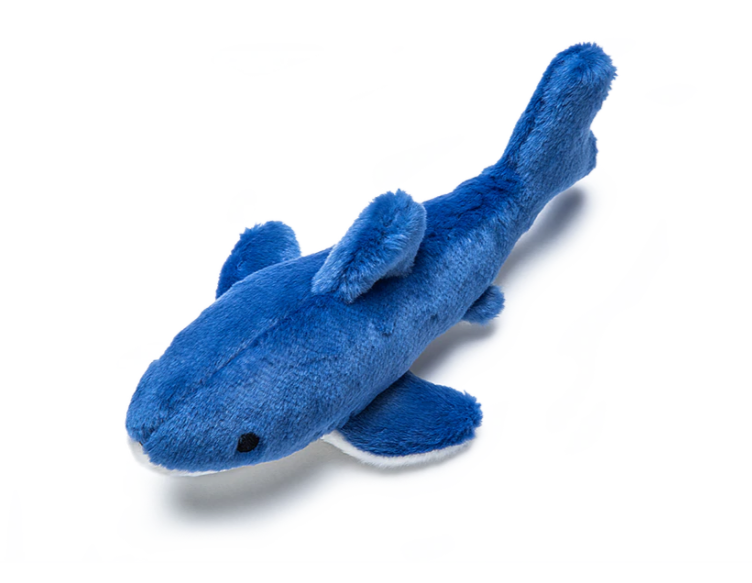 Extra Small Durable Shark Plush Dog Toy