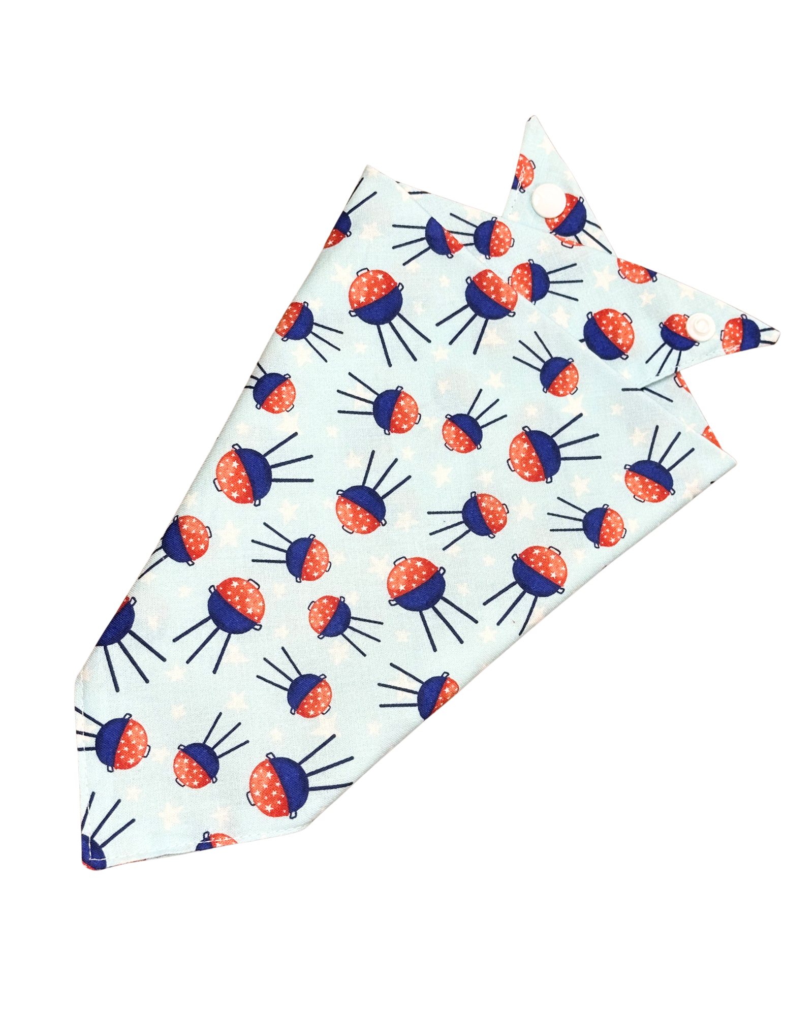 Barbecue Print Cotton Dog Bandana