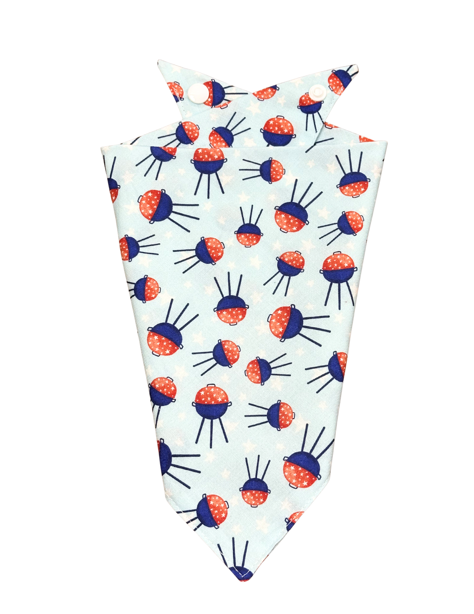 Barbecue Print Cotton Dog Bandana