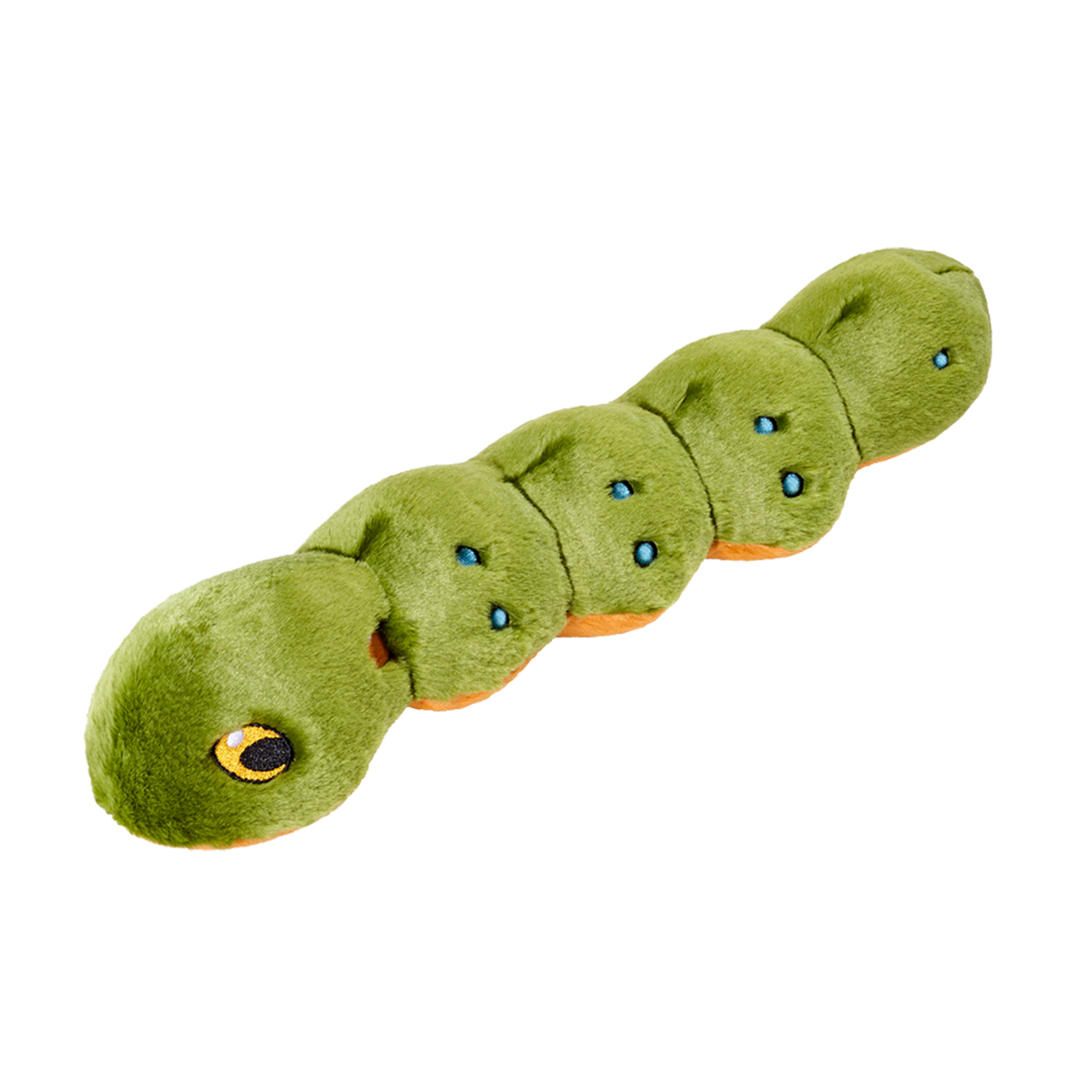 Large Durable Caterpillar Plush Dog Toy