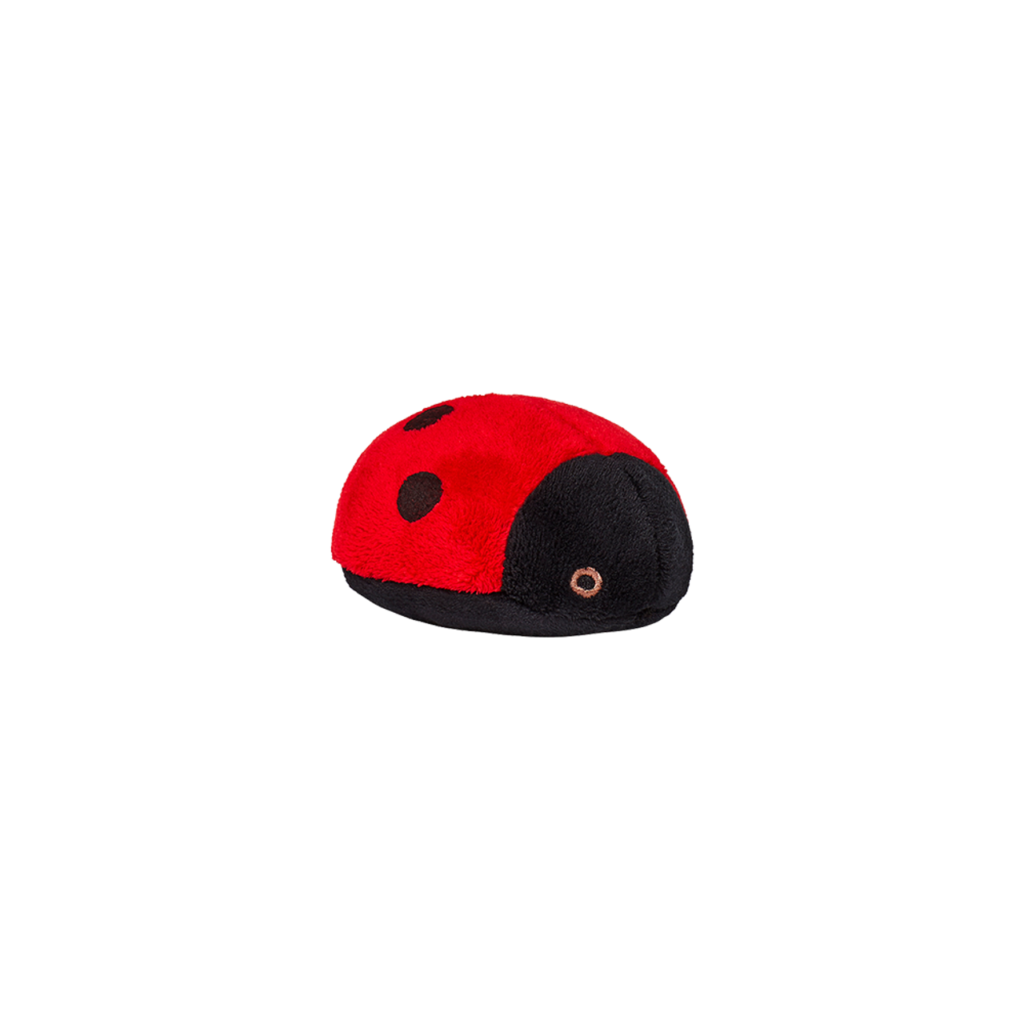 Extra Small Durable Ladybug Plush Dog Toy