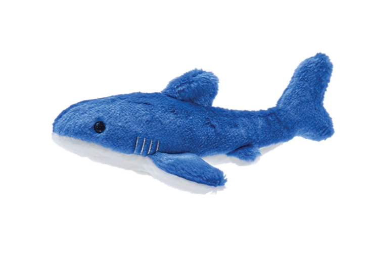 Extra Small Durable Shark Plush Dog Toy