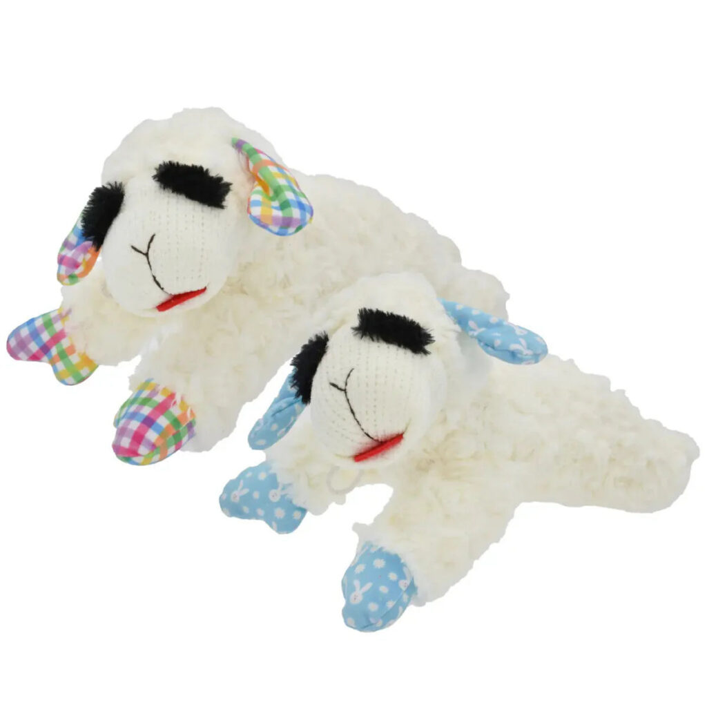 Spring Lamb Plush Squeaky Dog Toy