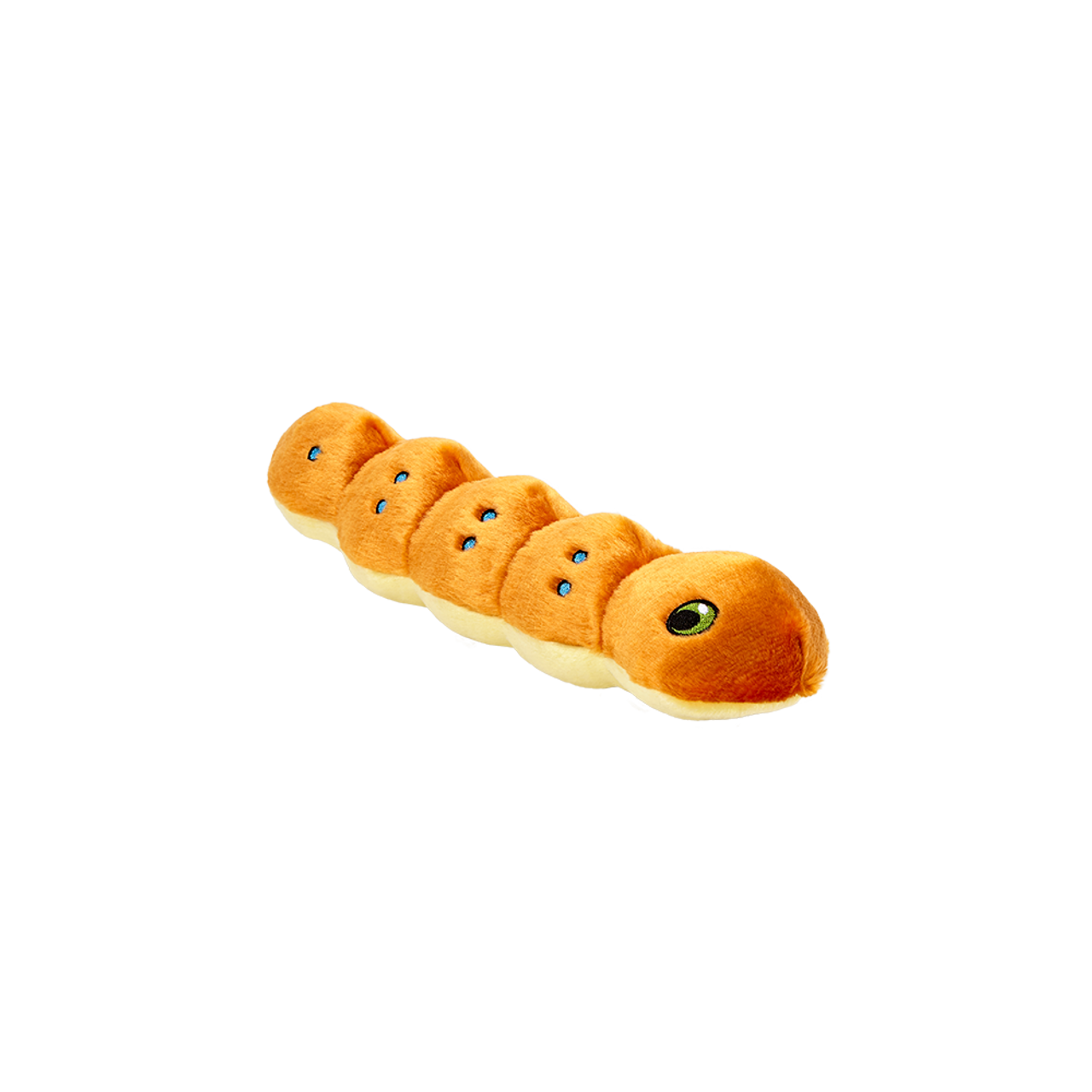 Small Durable Caterpillar Plush Dog Toy