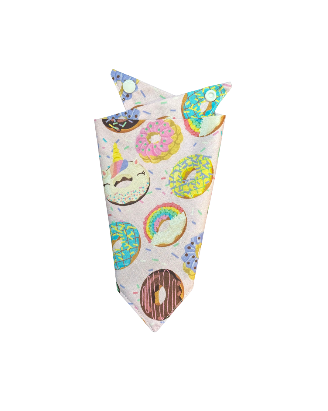 Donut Pattern Cotton Dog Bandana