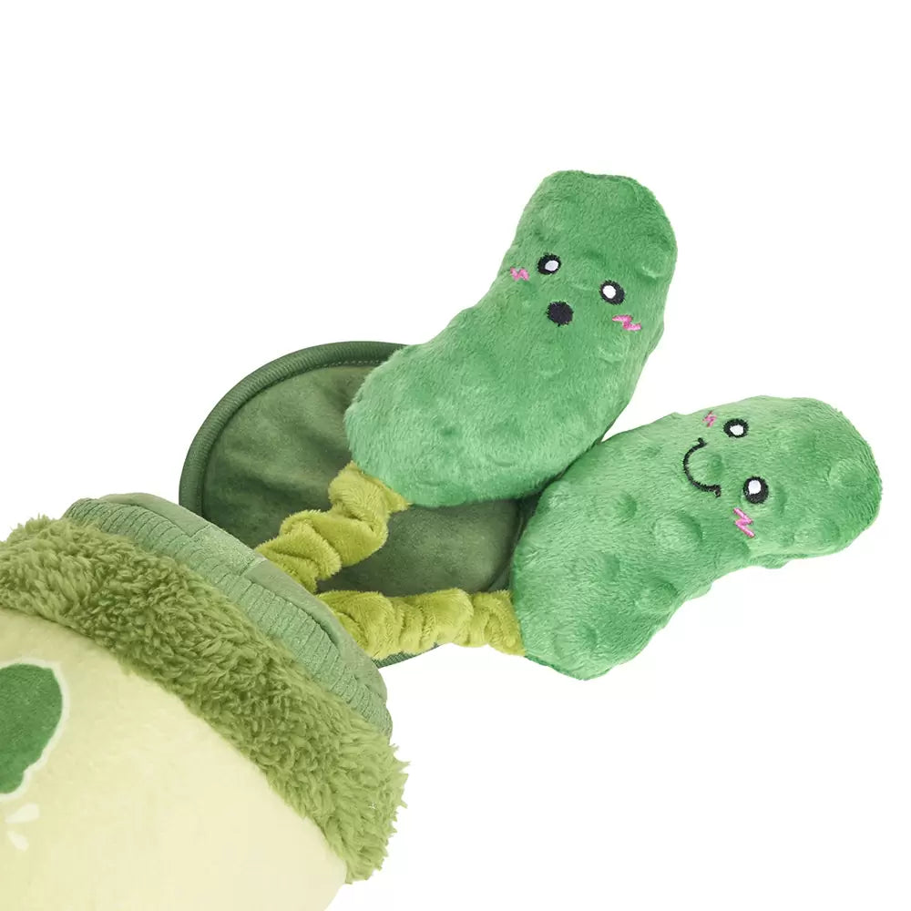 Pickle Jar Hide-and-Seek Plush Dog Toy