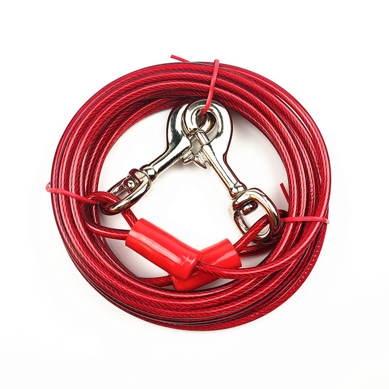 Double Hook Wire Rope Dog Leash - Image 9