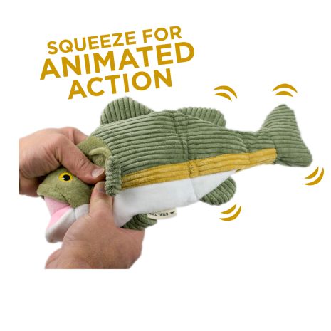 Stuffless Squeaky Lizard Plush Dog Toy
