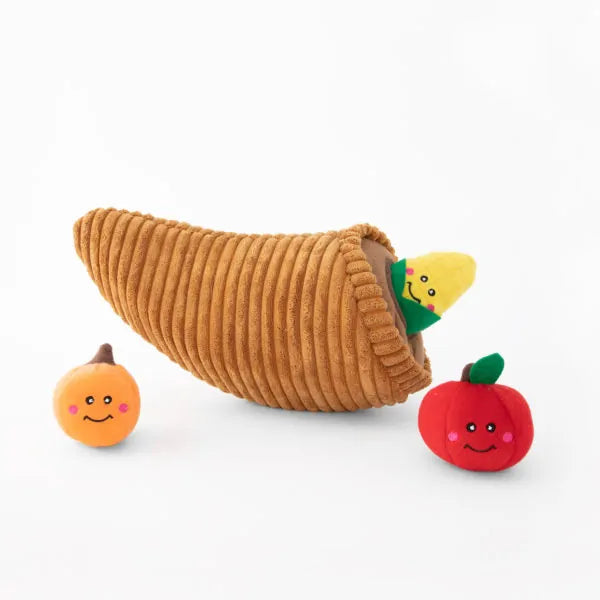 Harvest Cornucopia Hide-and-Seek Dog Toy