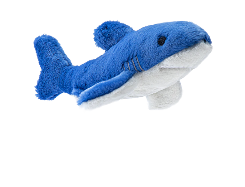 Extra Small Durable Shark Plush Dog Toy