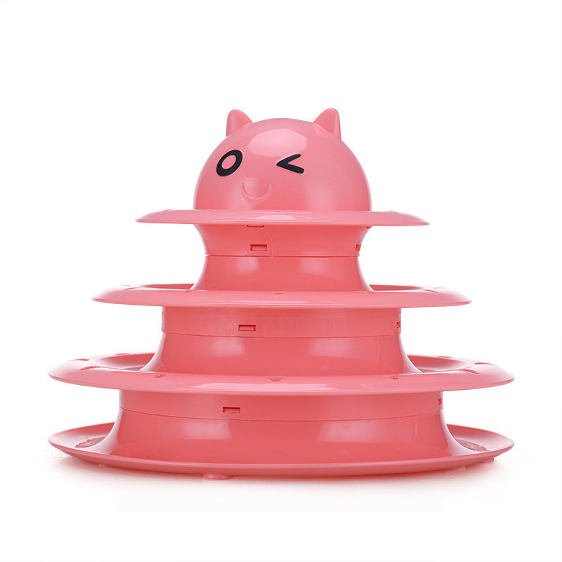 Color Cat Toy Cat Toy Three-layer Round - Image 8