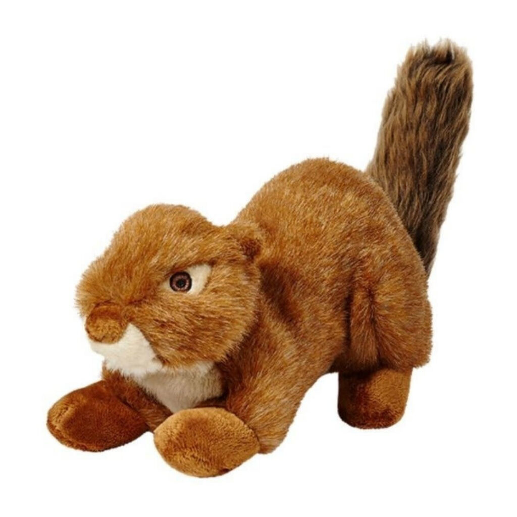 Large Squeaky Durable Squirrel Plush Dog Toy