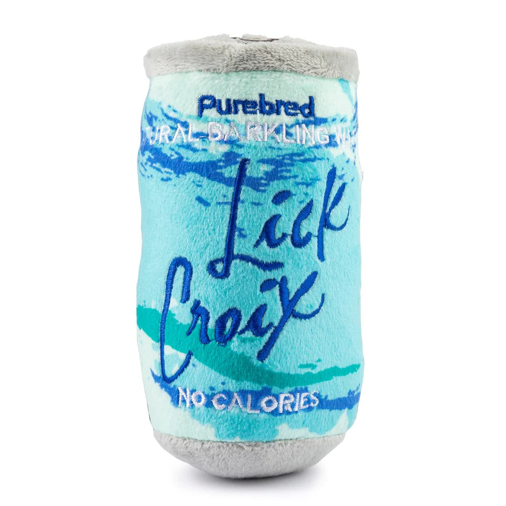 Sparkling Water Can Plush Dog Toy