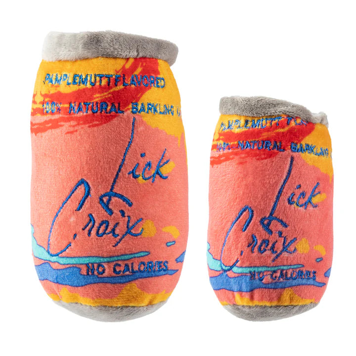 Sparkling Water Can Plush Dog Toy