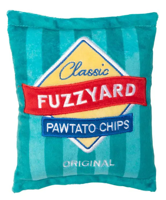 Potato Chip Bag Plush Dog Toy