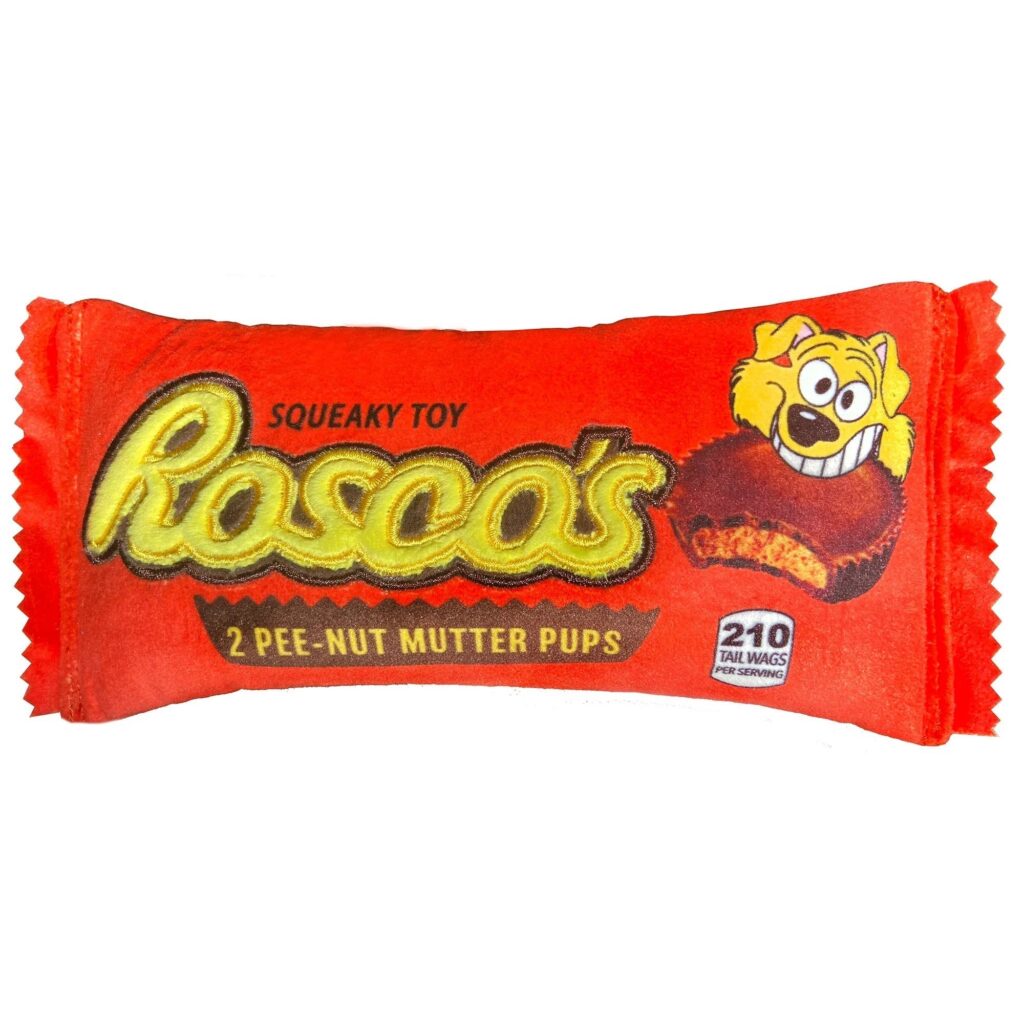 Peanut Butter Cup Plush Dog Toy